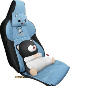 All-Season Linen Seat Covers with Cartoon Detail for CHANGAN UNI-T