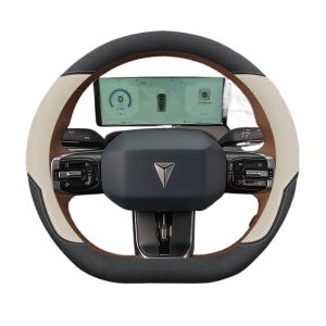 Custom Alcantara Suede Steering Wheel Cover for DEEPAL S07 SL03 G318 L07 Models