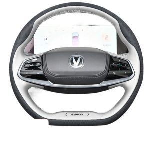 Hand-Stitched Leather Steering Wheel Cover for Second Generation CHANGAN UNI-T