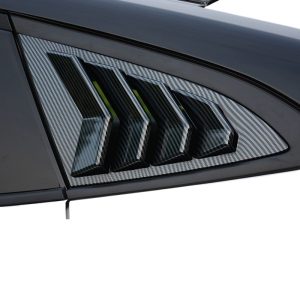 Rear Side Window Louvers Triangle Glass Trim Shark Gills for CHANGAN UNI-V