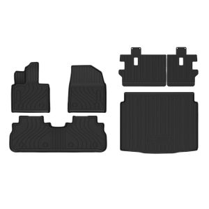 TPE All-Weather Trunk and Backrest Mats Carbon Fiber Texture for 2024 DEEPAL G318