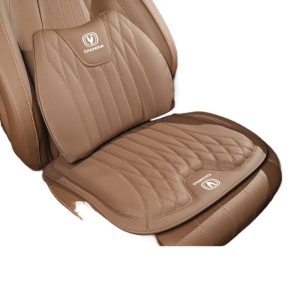 Universal Car Seat Lumbar Support Nappa Leather Memory Foam for CHANGAN CS75/CS55 PLUS UNI-V EADO PLUS