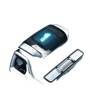 Crystal Gear Shift Knob with Luminous LED Light for DEEPAL G318 Interior Upgrade