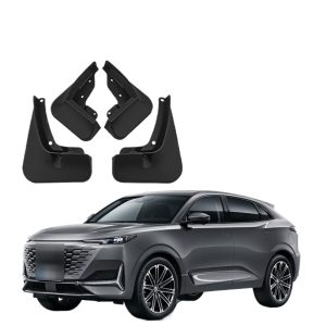 Black Front and Rear Mud Flaps Splash Guards for CHANGAN UNI-K 2021-2024