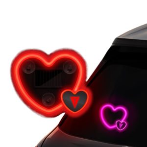Solar Powered Heart-Shaped Interior Decorative Atmosphere Lamp for DEEPAL S07 S05 L07 SL03 G318
