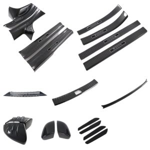 ABS Interior Door Sill Protector Scuff Plate Set of 4 for DEEPAL S07 / S7 2023-2024
