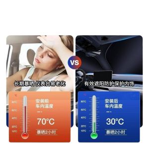 Foldable Car Front Windshield Sunshade Umbrella and Heat Insulator for DEEPAL S07 SL03 L07 S05 and DEEPAL G318