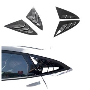 Rear Window Louvers Side Quarter Vent Cover Shark Gills for CHANGAN UNI-V 2022+