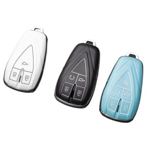 TPU Key Fob Case with Buckle for 2021 CHANGAN UNI-T (3-Button)