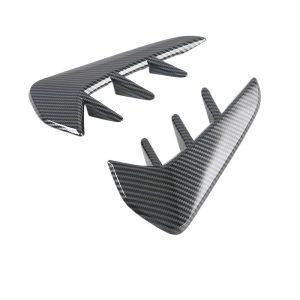 Carbon Fiber Style Side Marker Fender Trim Patches for 2021 CHANGAN UNI-K (2-Piece Set)