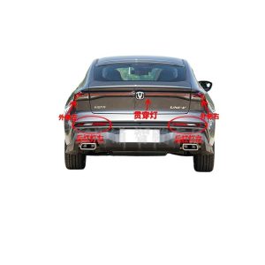 Rear Bumper Tail Light Assembly for 2024 CHANGAN UNI-V (Right Passenger Side) Brake Fog Turn Signal