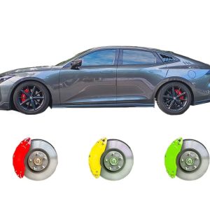 Aluminum Alloy Brake Caliper Cover Modification Set for CHANGAN UNI-V, CS75, and DEEPAL SL03