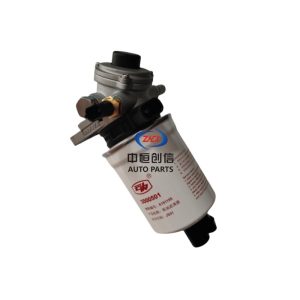 Diesel Fuel Filter Assembly with Manual Primer Pump for KAICENE F70 Hunter D20T Engine