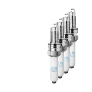 4pcs OEM Dual Iridium Spark Plug Set for 2021 CHANGAN UNI-K Racing Grade Needle-to-Needle
