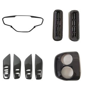 Interior Trim Accents ABS Carbon Fiber Style for DEEPAL S07 (2023) - Window Switch & Styling