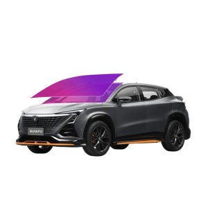 Imperial Purple Solar Tint Window Film Set for CHANGAN UNI-T Full Car Heat Insulation
