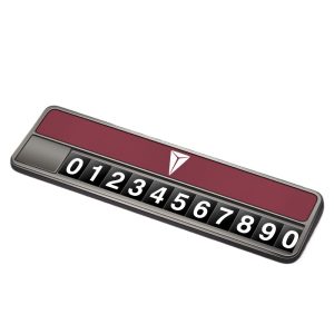 DEEPAL SL03 S07 Temporary Parking Phone Number Plate with Integrated Car Fragrance Ornament