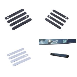 4PCS Door Handle Cover Set for 2022 CHANGAN UNI-V ABS Decorative Trim - Electroplated/Carbon Fiber Style