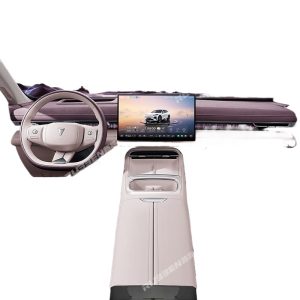 Custom TPE Waterproof Trunk Floor Mat Twilight Purple for DEEPAL S07 / S7