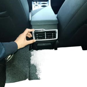 Interior Seat Adjustment Trim Stainless Steel Black Brushed for 2022 CHANGAN UNI-V 2PCS