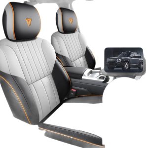 Custom Luxury Full Leather Seat Cover Set for DEEPAL G318 Five-Seater