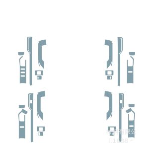 DEEPAL G318 Interior Protection Film Set, HD TPU Anti-Scratch Screen and Console Protector