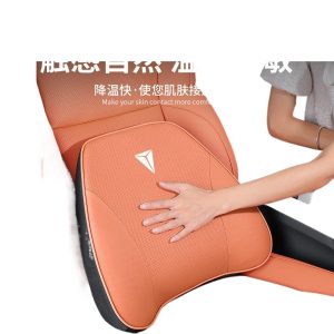 Genuine Leather Headrest and Lumbar Support Set for DEEPAL S07 S05 SL03 L07 S09