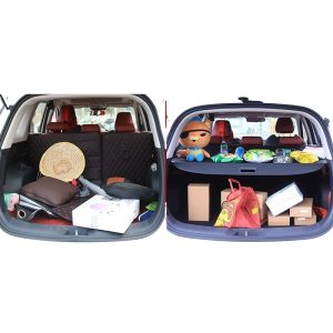 Rear Trunk Cargo Cover Security Shield Leather Look for CHANGAN UNI-K and UNI-T