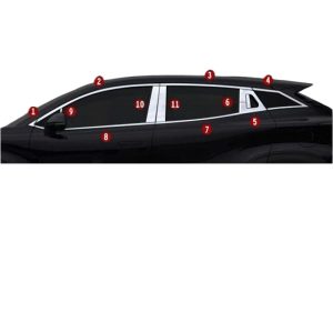 Stainless Steel Window and Tailgate Trim Decorative Strips for CHANGAN UNI-T