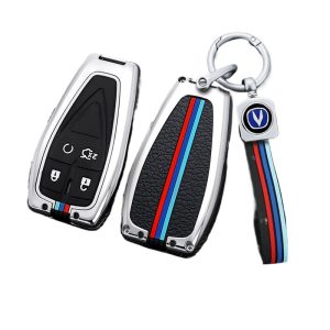 Metal & Silicone Smart Key Cover for CHANGAN CS75 PLUS UNI-V UNI-T CS55 PLUS CS35 PLUS EADO