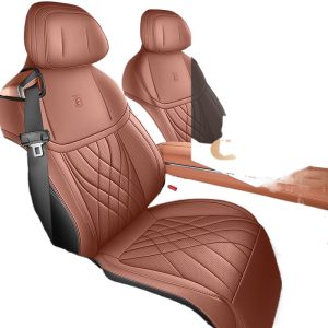 Fully Enclosed Four-Season Leather Car Seat Cover Set for DEEPAL S07 / S7i