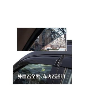All-Black Window Deflector Rain Shield Set for Changan UNI-T UNI-K UNI-V & UNI-Z iDD