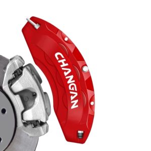 Aluminum Alloy Brake Caliper Cover Set (4PCS) for CHANGAN UNI-V, UNI-Z, CS75 PLUS, OSHAN Z6, and NEVO A06