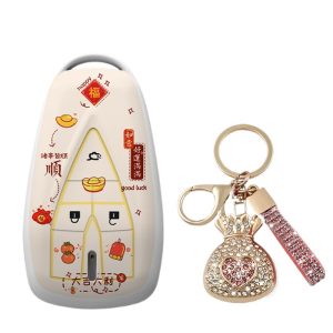 TPU Protective Smart Key Case Cover for CHANGAN CS75 PLUS CS55 UNI-T UNI-V OSHAN X5 Z6 LUMIN