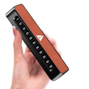 DEEPAL SL03 and S07 Temporary Parking Phone Number Plate for Car Interior