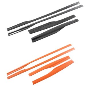 Orange Side Door Body Trim Strips Protector Protection Guard 4Pcs for CHANGAN UNI-V 2022+