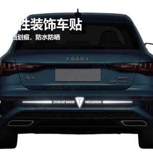 Luminous Bumper Warning Strip Decals for DEEPAL SL03 S07 and CHANGAN NEVO G318