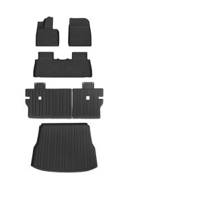 Waterproof TPE Floor Mats and Carbon Fiber Pattern Trunk Mat for DEEPAL S07 / S7