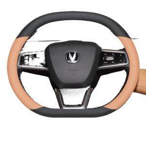 Genuine Leather Ultra-Thin Steering Wheel Cover for CHANGAN UNI-K and UNI-K iDD