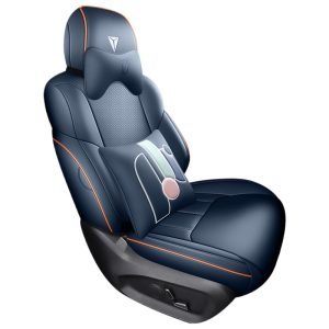 Full Coverage Perforated Leather Seat Cover Set for DEEPAL G318