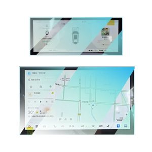 Center Console Navigation and Instrument Screen Tempered Glass Protector for DEEPAL G318 2024