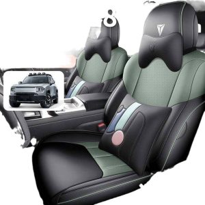 Full Surround Wear-Resistant Leather Seat Cover Set for DEEPAL G318 2024