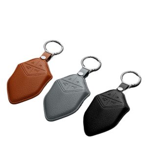 Premium PU Leather Key Fob Cover with Ring Buckle for DEEPAL S07 S7 SL03 S05 L07 G318