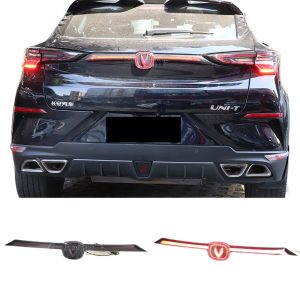 Rear Bumper LED Through-Type Tail Light with Sequential Turn Signal for CHANGAN UNI-T 2020-2022