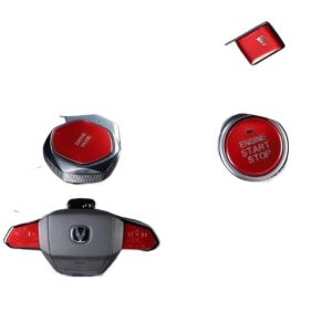 Interior Button Trim Overlay Set 38-Piece Aluminum Blue for CHANGAN UNI-V UNI-K CS55 PLUS
