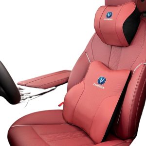 Memory Foam Car Headrest and Lumbar Support Pillow Set for CHANGAN CS75 PLUS, Eado, CS35, CS55, and UNI-T