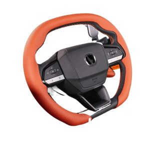 Suede and Nappa Leather Steering Wheel Cover for CHANGAN UNI-V, UNI-K, CS55 PLUS, and Eado