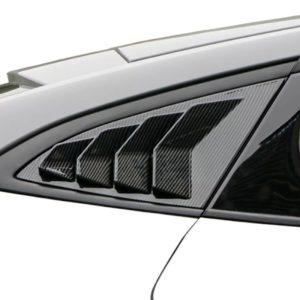 Rear Quarter Side Window Louvers ABS Decorative Trim for CHANGAN UNI-V