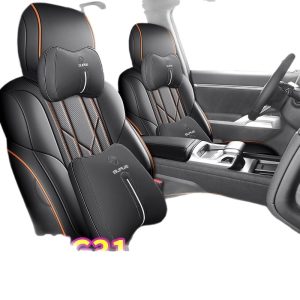 Full-Coverage Premium Leather Seat Cover Set for DEEPAL G318 Four Seasons Protected