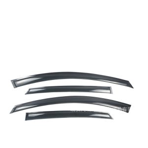 Acrylic Window Rain Shield Set for CHANGAN UNI-T (4-Piece 3D Chrome Style)